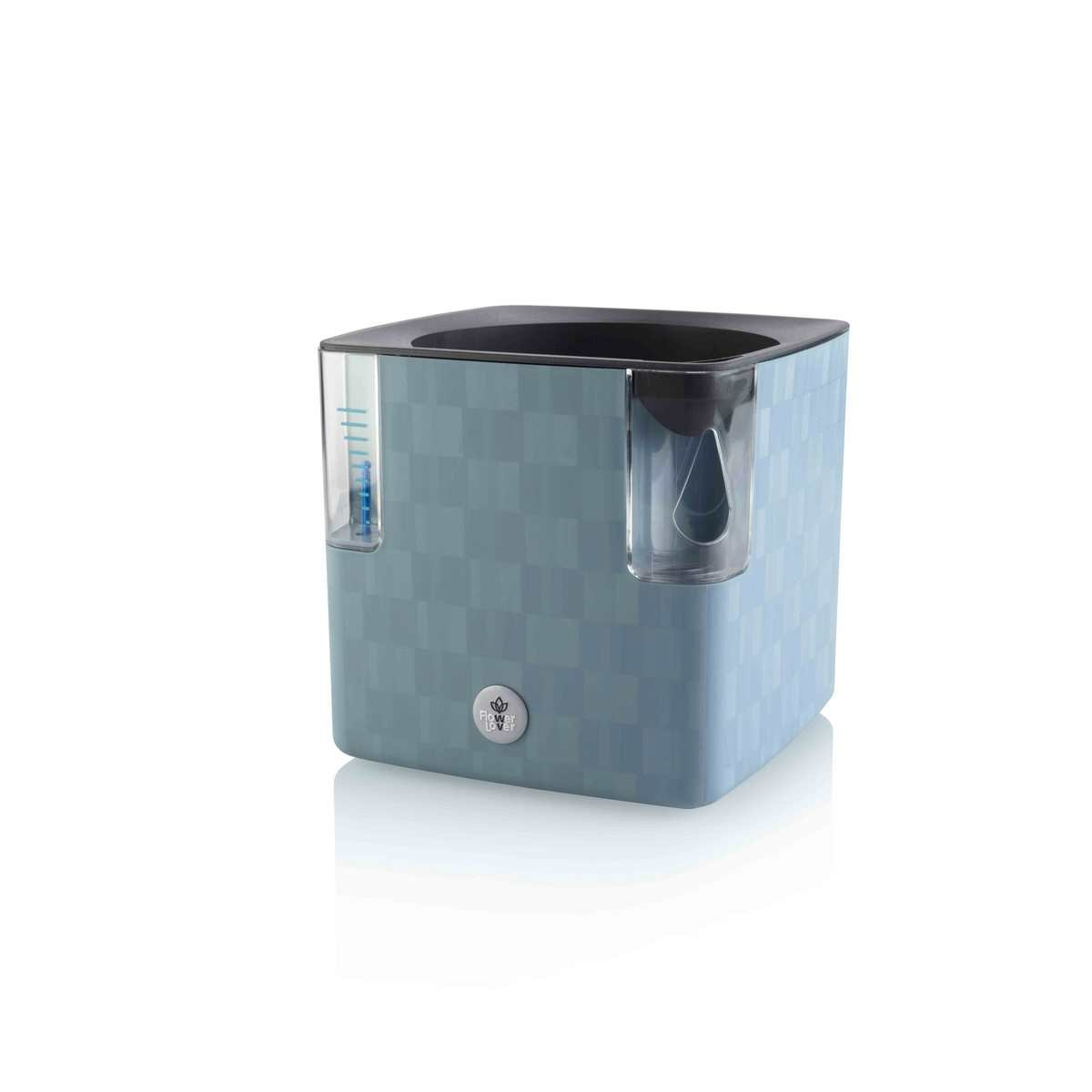 Flower Lover Chytrý kvetináč na bylinky Cobble modrá