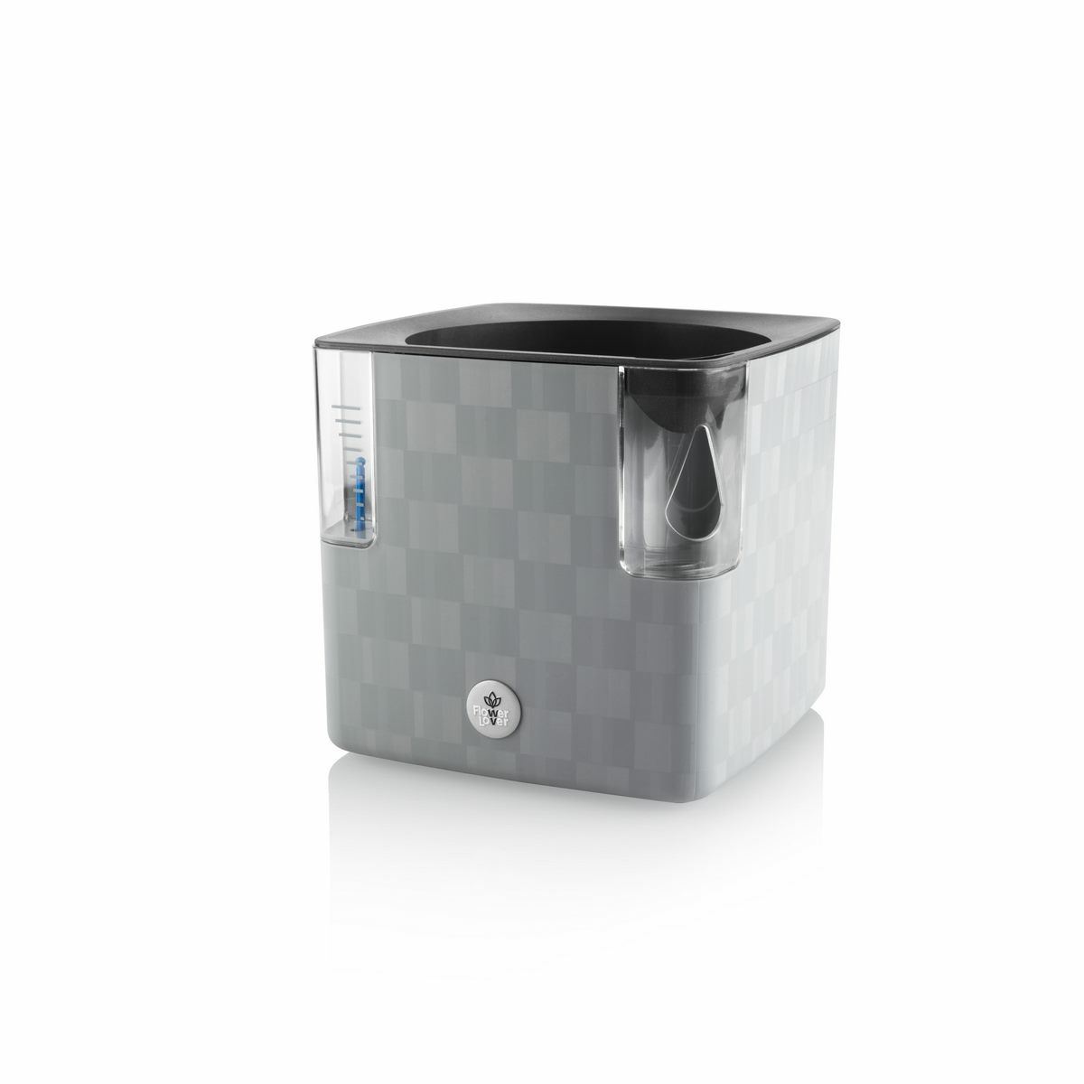 Flower Lover Chytrý kvetináč na bylinky Cobble sivá