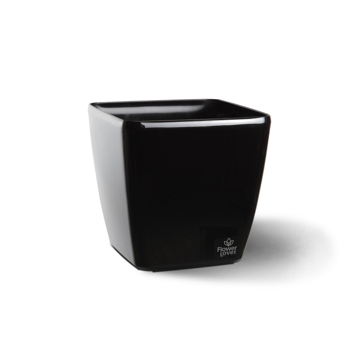 Flower Lover Obal na kvetináč Quadrato Easy čierna