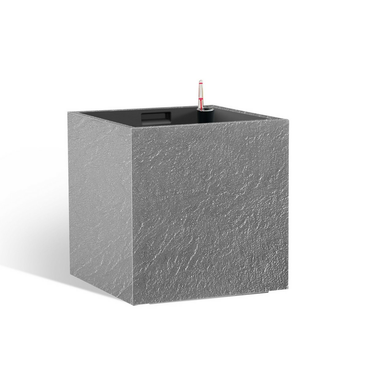 Flower Lover Samozavlažovací kvetináč Cubico Stone sivá