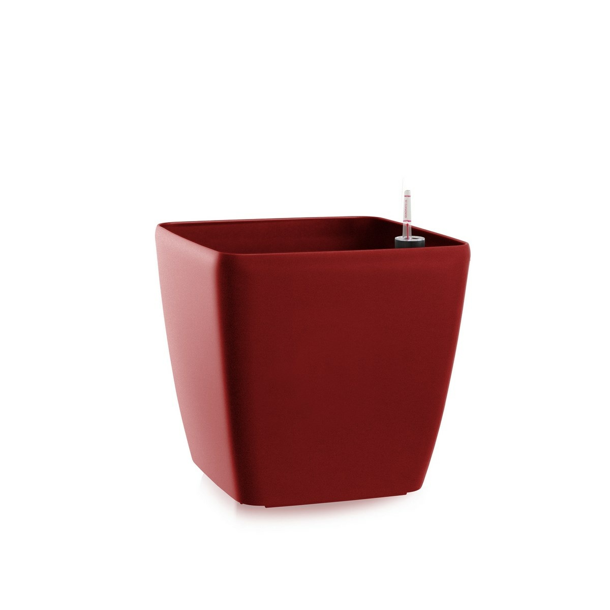 Flower Lover Samozavlažovací kvetináč Quadrato matt červená