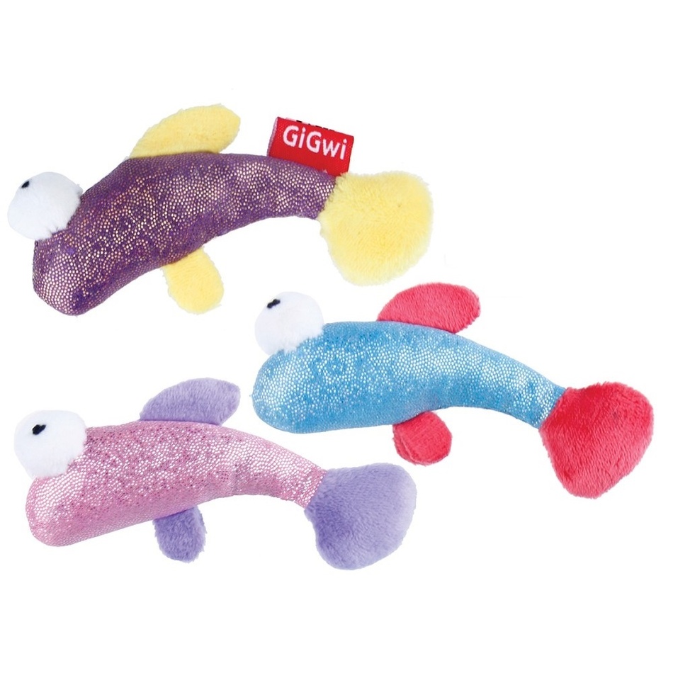 GiGwi Hračka pre mačky Fish Toy Set 3 ks