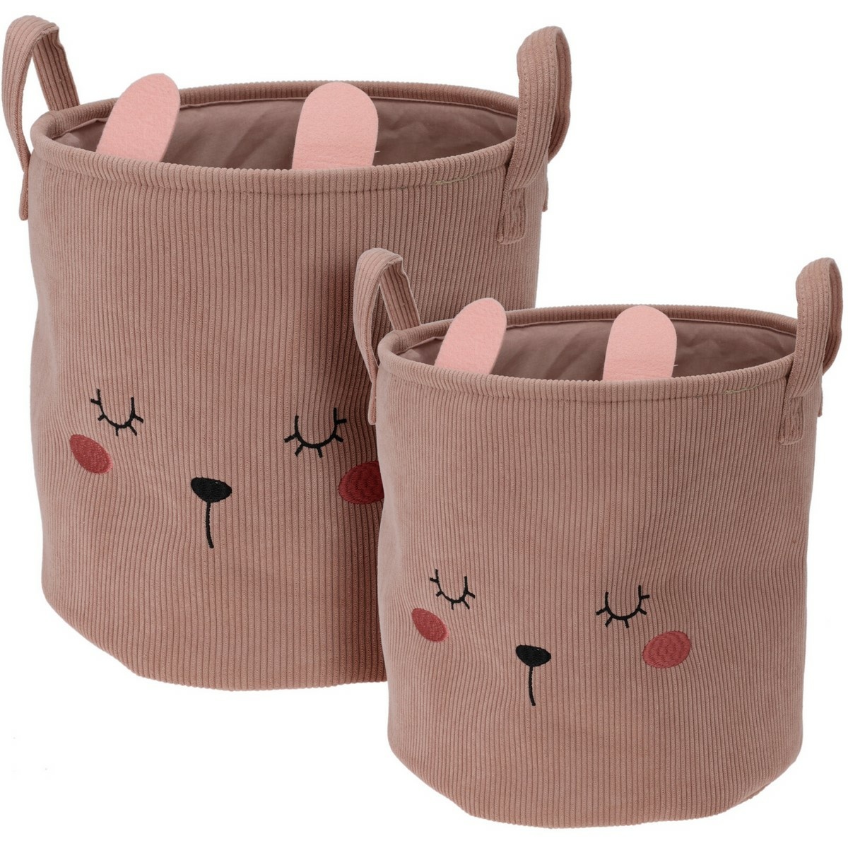 Hatu Sada detských textilných košov Zajačik Hatu Sada detských textilných košov Zajačik