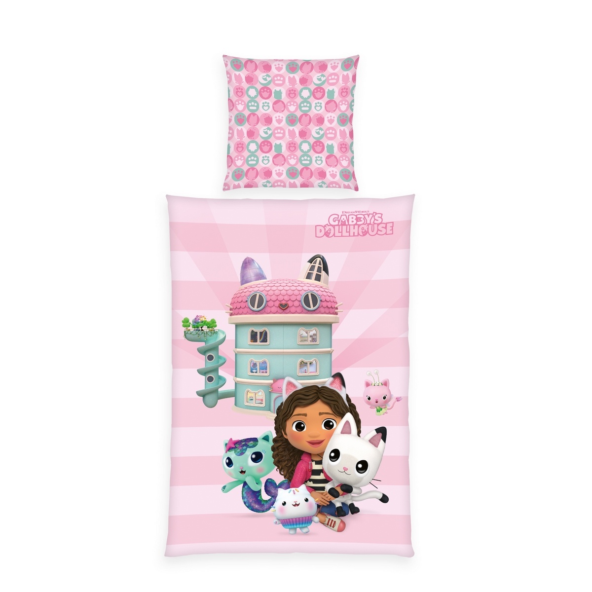 Herding Bavlnené obliečky Gabby's Dollhouse