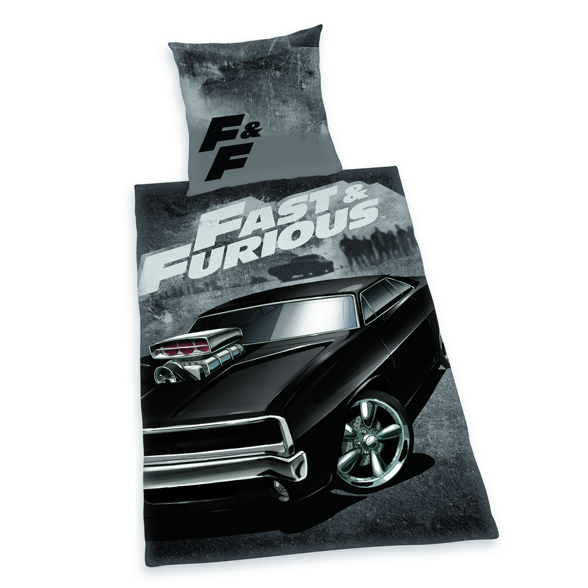Herding Bavlnené posteľné prádlo Fast nad Furious Herding Bavlnené posteľné prádlo Fast nad Furious