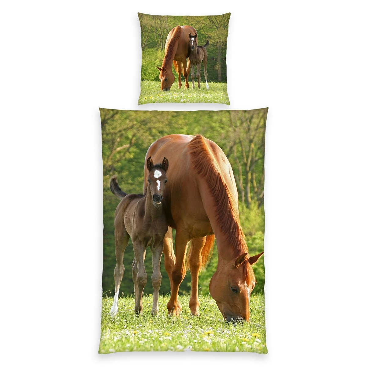 Herding Detské bavlnené obliečky Horse Herding Detské bavlnené obliečky Horse