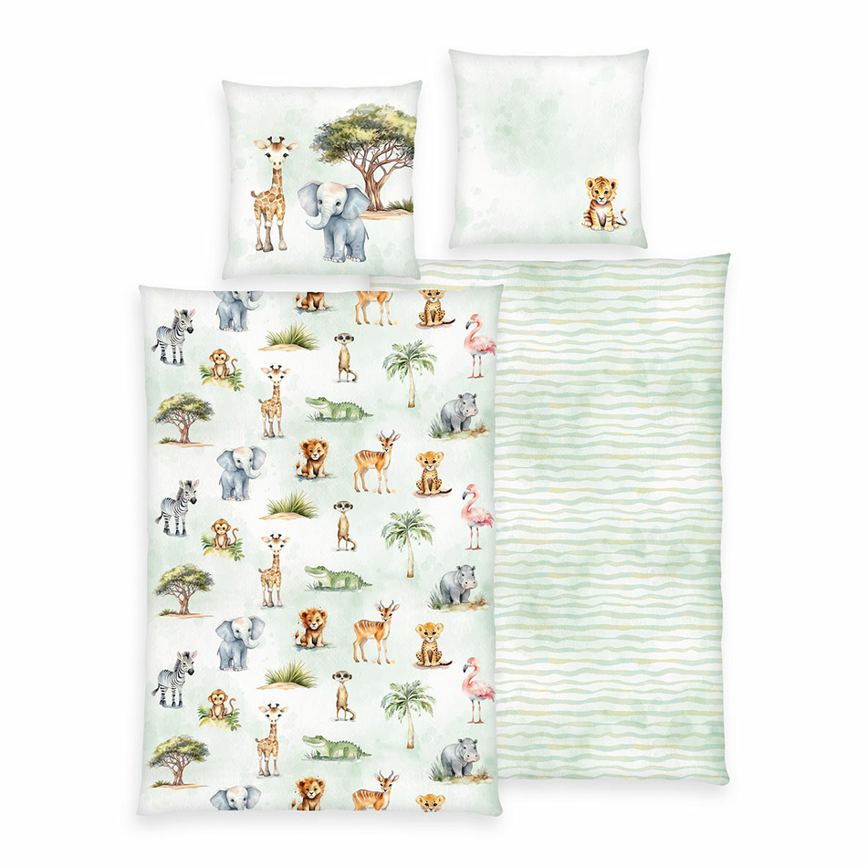Herding Detské bavlnené obliečky Safari Herding Detské bavlnené obliečky Safari
