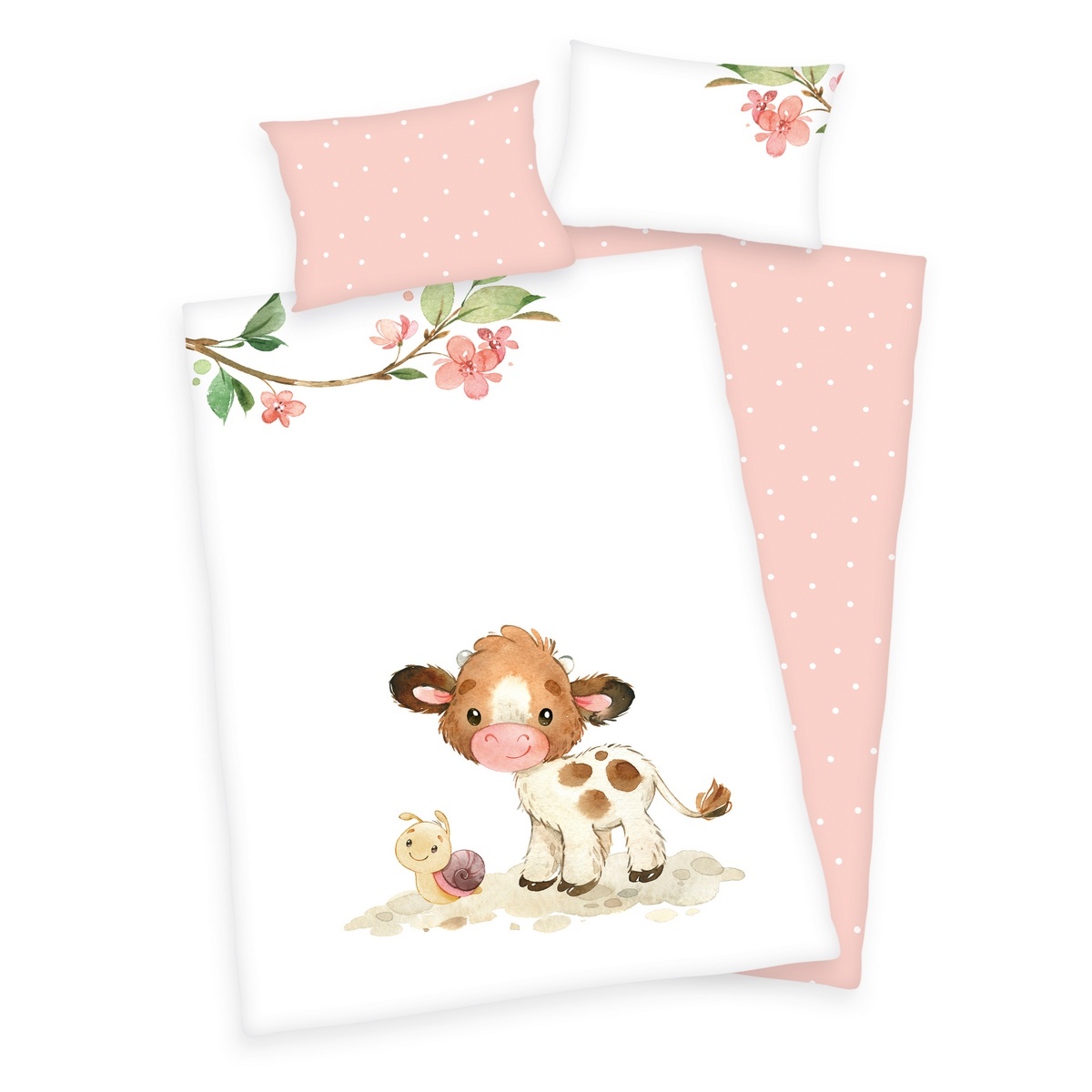 Herding Detské bavlnené obliečky do postieľky Sweet calf Herding Detské bavlnené obliečky do postieľky Sweet calf