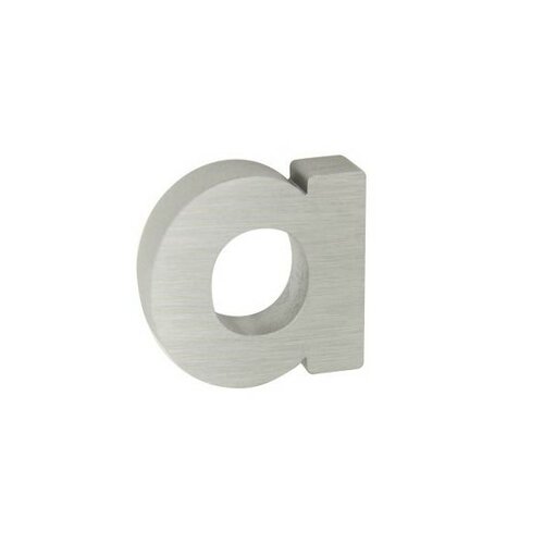 Hliníkové číslo 3D brúsený povrch RN.100LV.A.AL.3D Hliníkové číslo 3D brúsený povrch RN.100LV.A.AL.3D