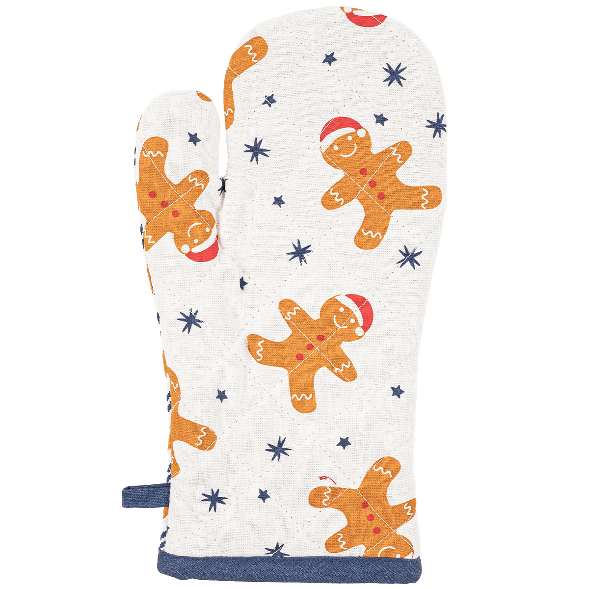 Home Elements Kuchynská chňapka s magnetom Perníčky biela Home Elements Kuchynská chňapka s magnetom Perníčky biela