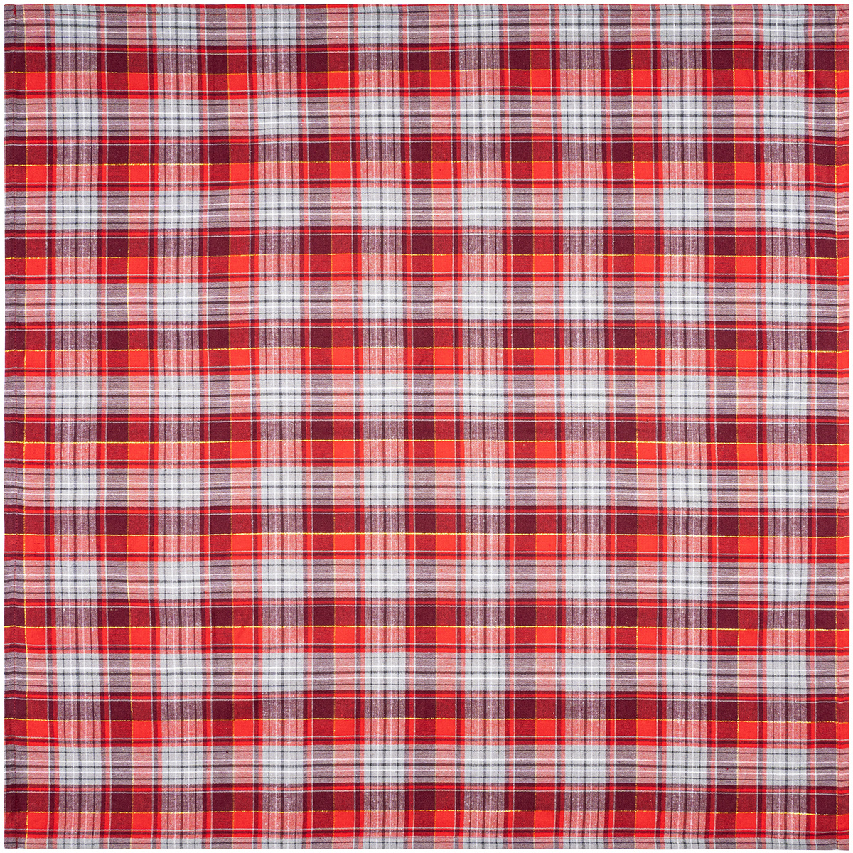 Home Elements Obrus Káro červenosivá