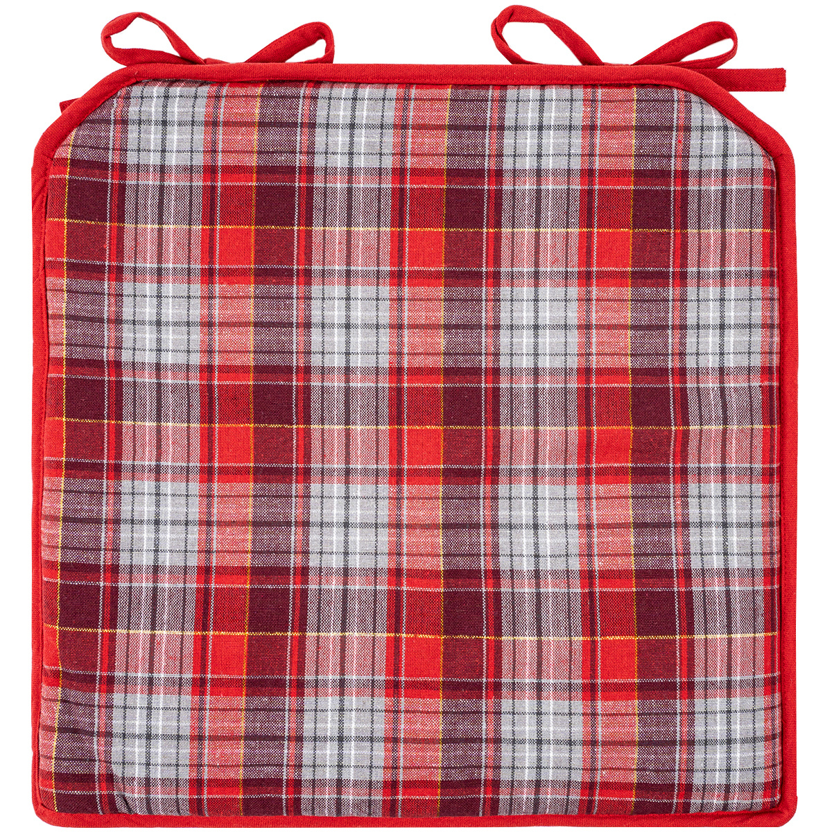 Home Elements Sedák Káro červenosivá