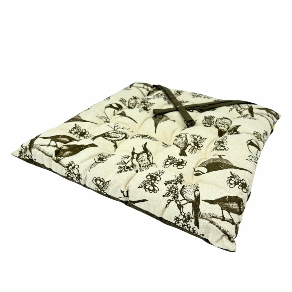 Home Elements Sedák prešívaný Vtáčiky