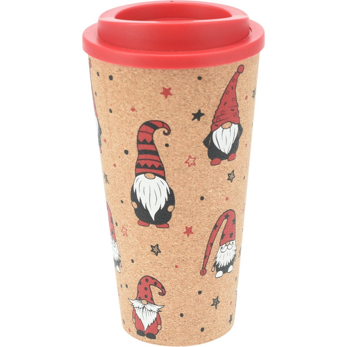 Hrnček s plastovým viečkom Gnomes
