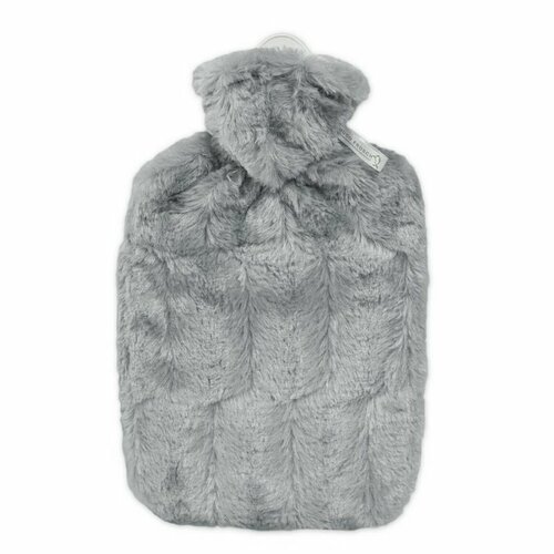 Hugo Frosch Classic termofor s obalom z umelej kožušiny sivý s podšívkou Hugo Frosch Classic termofor s obalom z umelej kožušiny sivý s podšívkou