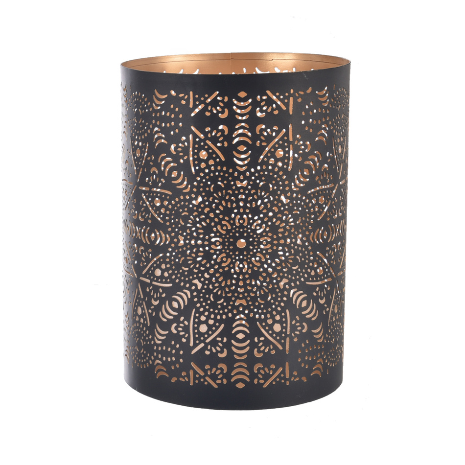 InDecor Kovový svietnik Mandala čierna InDecor Kovový svietnik Mandala čierna