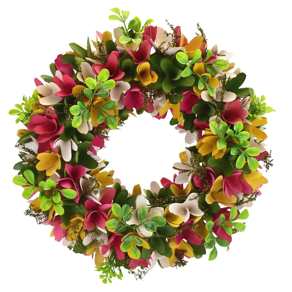 Jarný veniec z drevených hobliniek Kamaria Jarný veniec z drevených hobliniek Kamaria