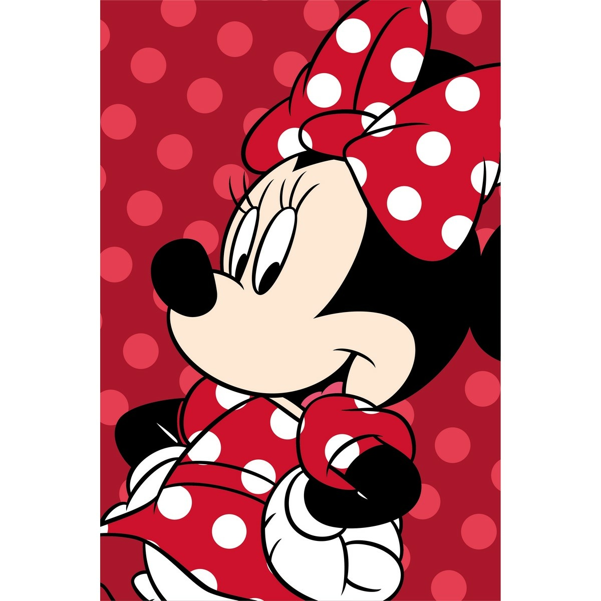 Jerry Fabrics Detská Deka Minnie Red Jerry Fabrics Detská Deka Minnie Red