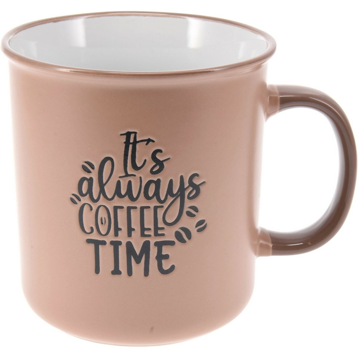 Kameninový hrnček Coffee hnedá Kameninový hrnček Coffee hnedá