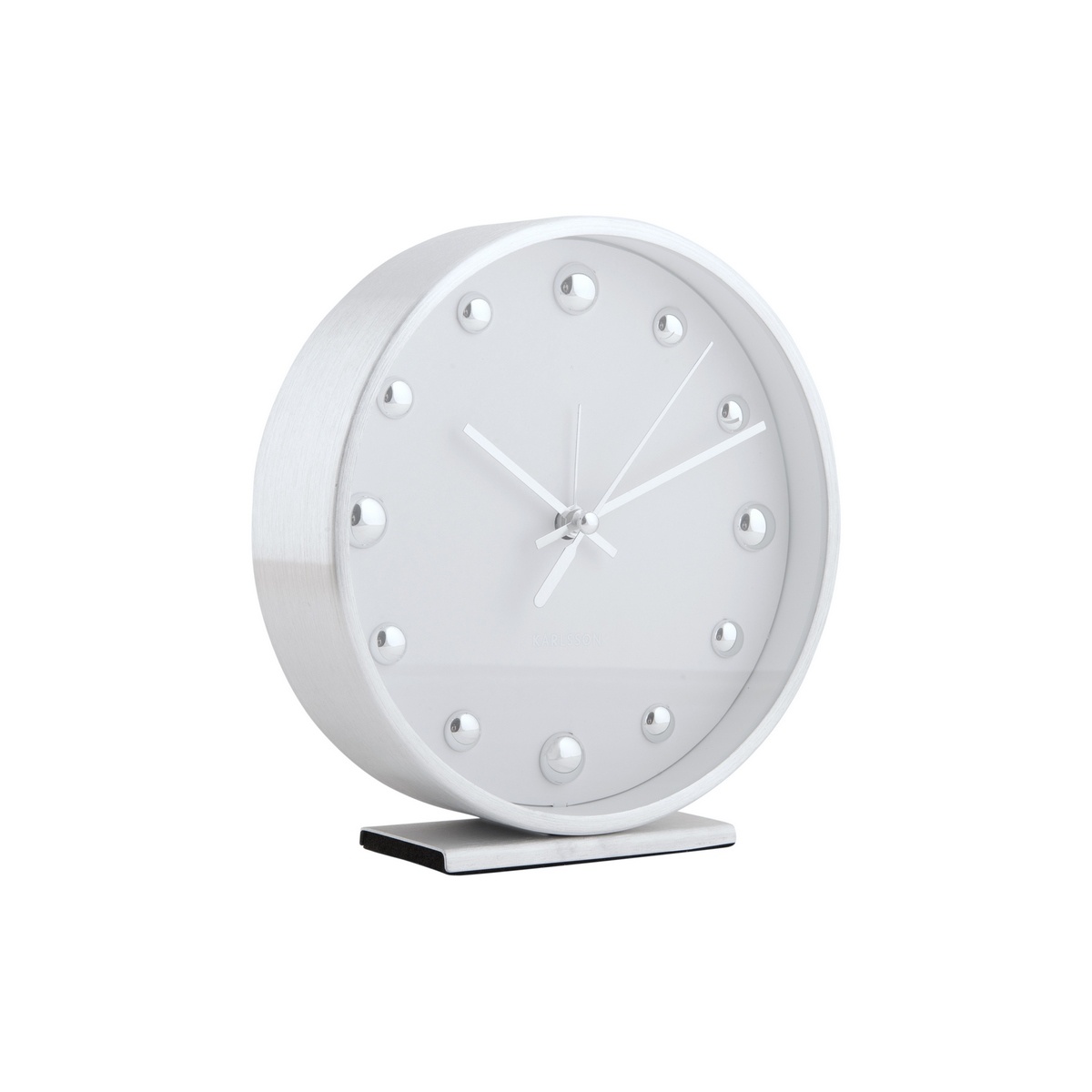 Karlsson 5970WH dizajnové stolové hodiny/budíkbiela Karlsson 5970WH dizajnové stolové hodiny/budíkbiela