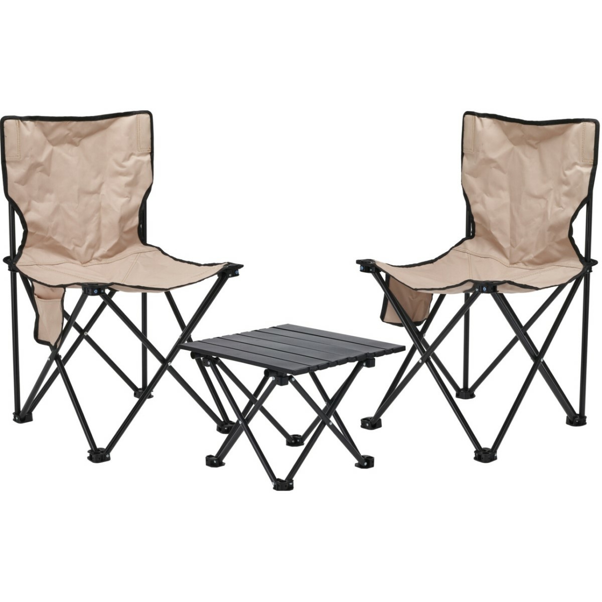 Kempingový set stoličiek so stolíkom 3 ks Kempingový set stoličiek so stolíkom 3 ks