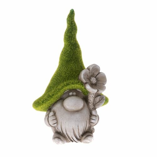 Keramická dekorácia škriatok Machový čepiec Keramická dekorácia škriatok Machový čepiec