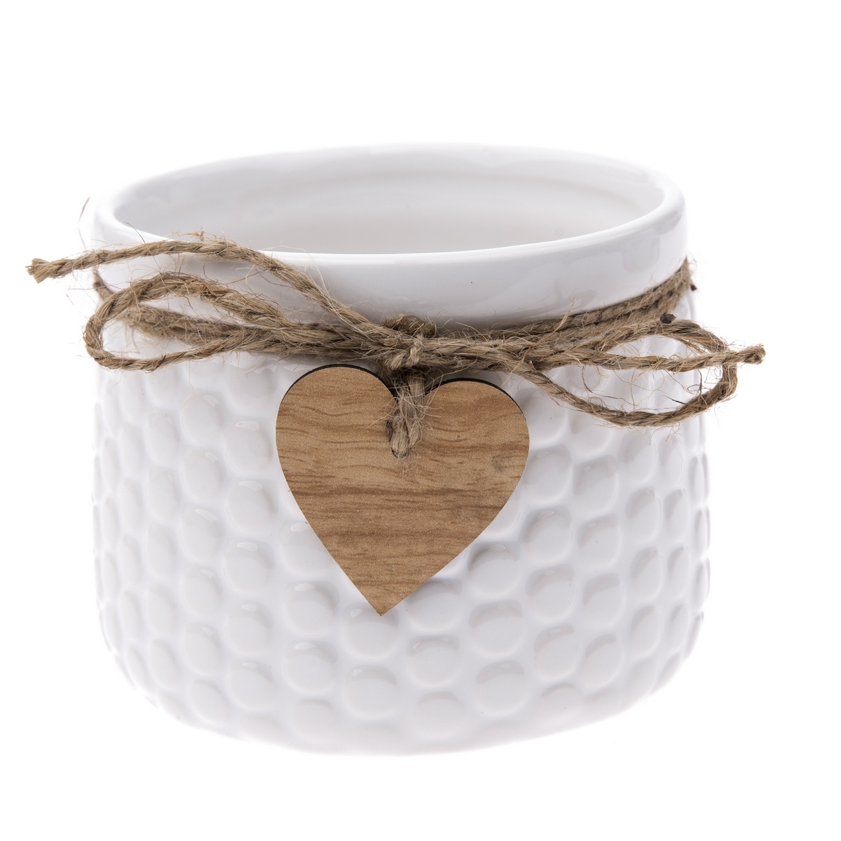 Keramický obal na kvetináč Heart