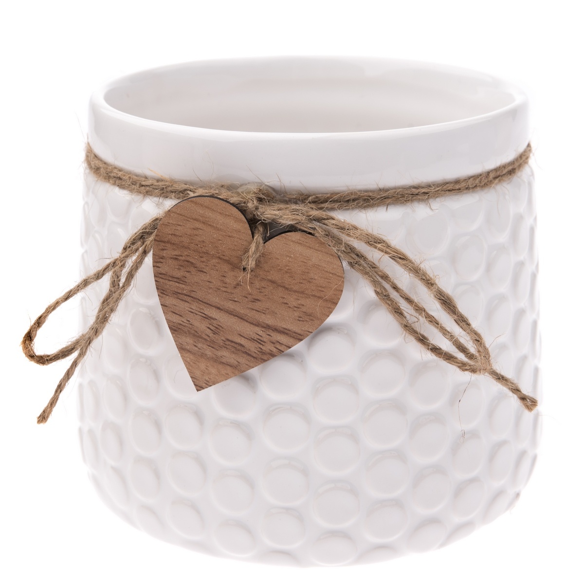 Keramický obal na kvetináč Heart