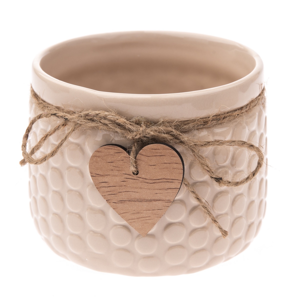 Keramický obal na kvetináč Heart