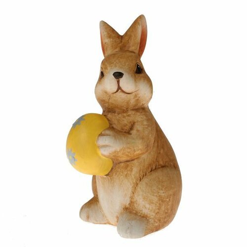 Keramický zajac s vajíčkom