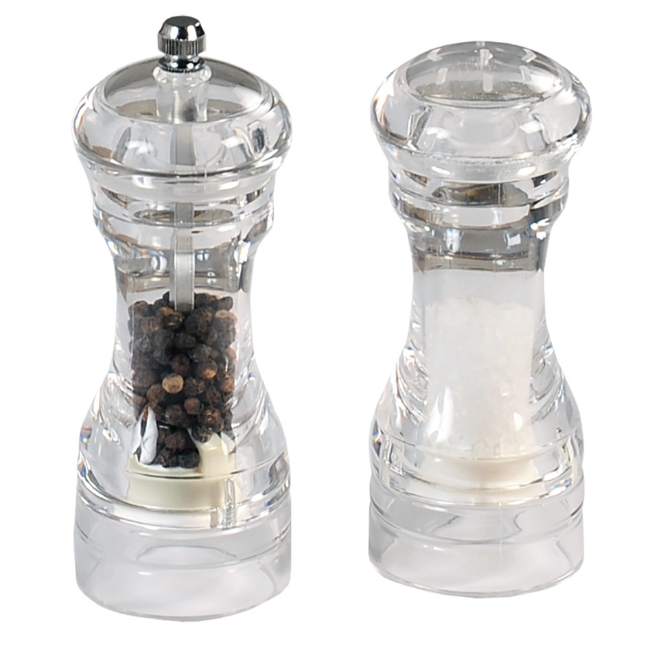 Kesper 13500 Mlynček na korenie a soľnička akryl Kesper 13500 Mlynček na korenie a soľnička akryl