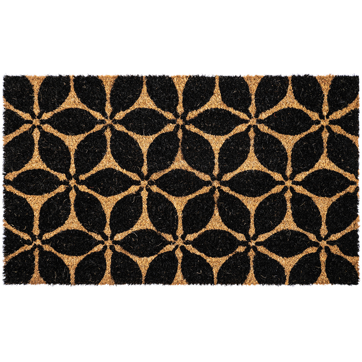 Trade Concept Kokosová rohožka Kvetiny čierna Trade Concept Kokosová rohožka Kvetiny čierna