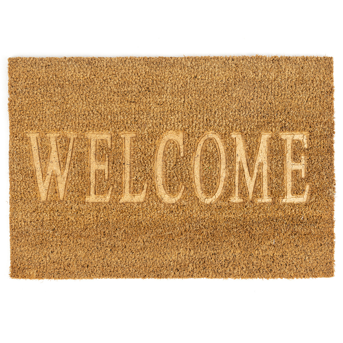 Trade concept Kokosová rohožka Welcome Trade concept Kokosová rohožka Welcome