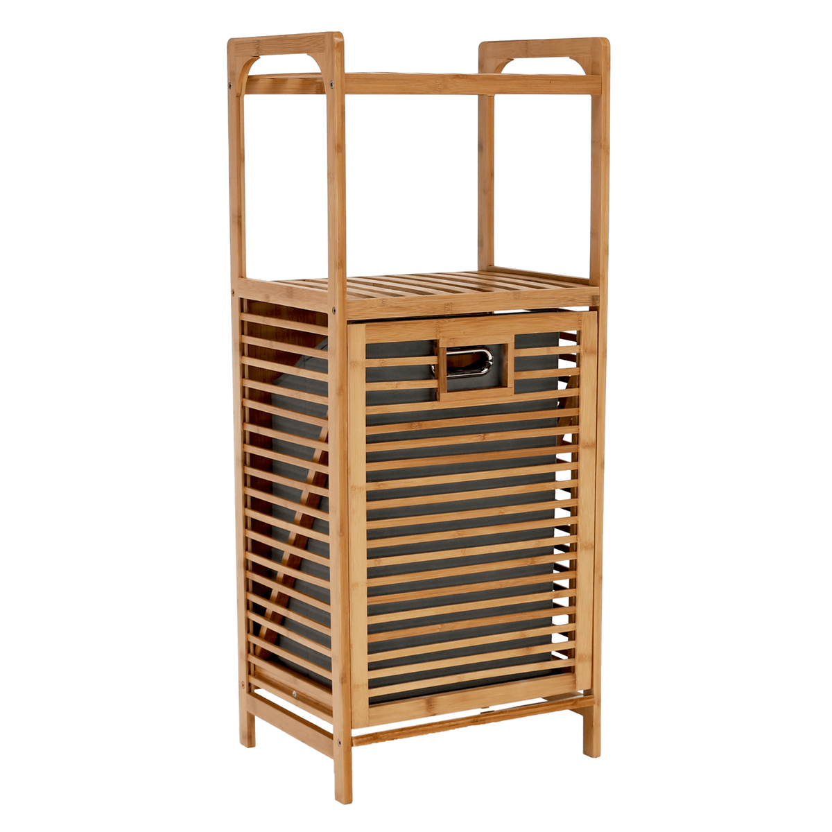 Kondela Keri New bambus / sivá kôš na bielizeň Kondela Keri New bambus / sivá kôš na bielizeň