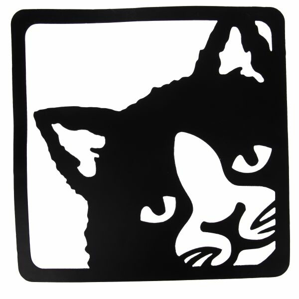 Kovová dekorácia na stenu Mačka Kovová dekorácia na stenu Mačka