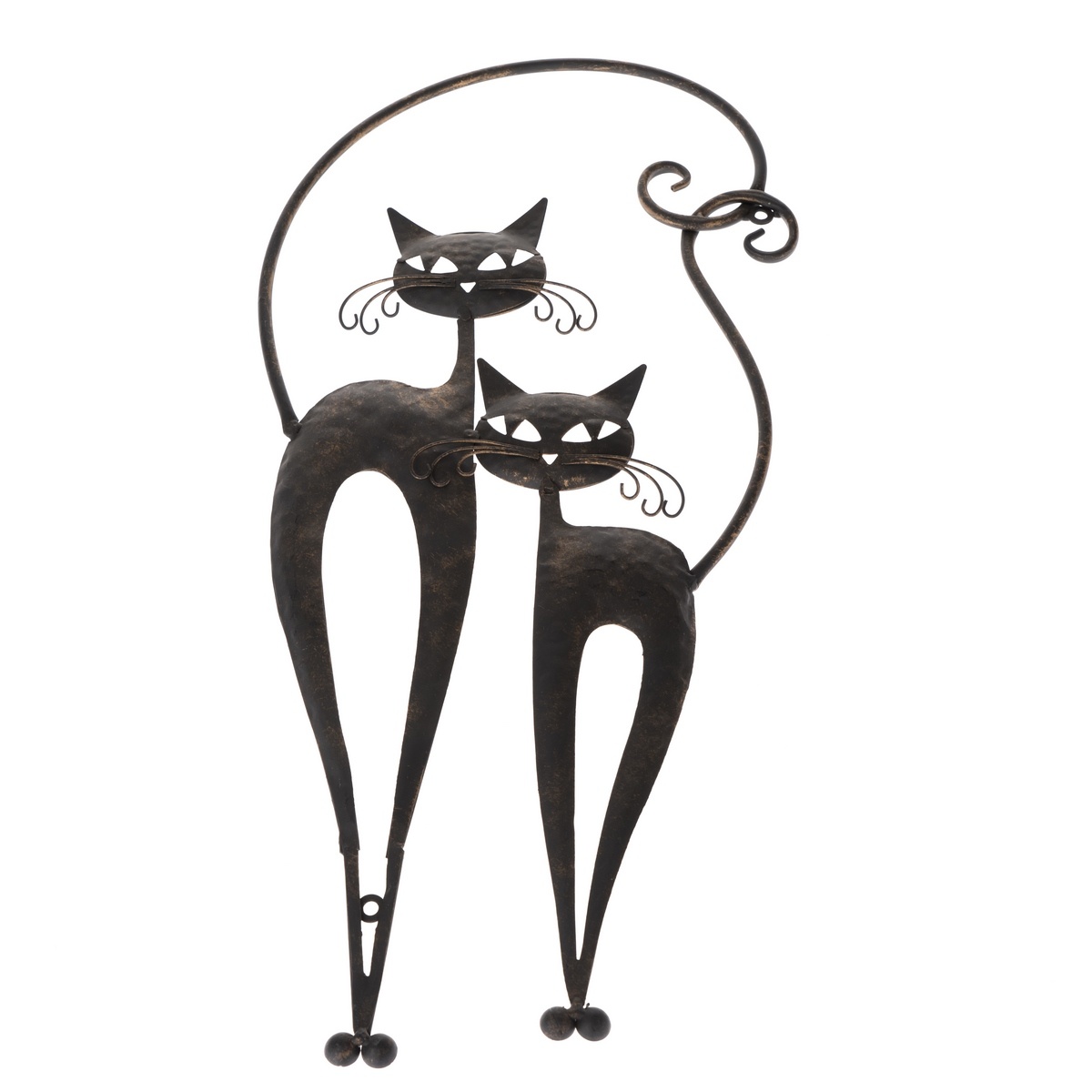 Kovová dekorácia na stenu - Mačky Kovová dekorácia na stenu - Mačky