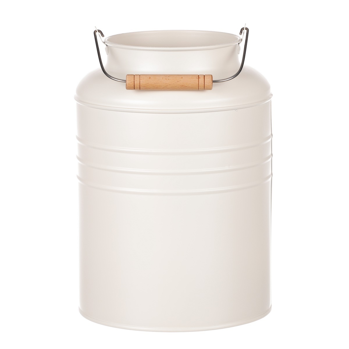 Kovová váza Pail krémová Kovová váza Pail krémová