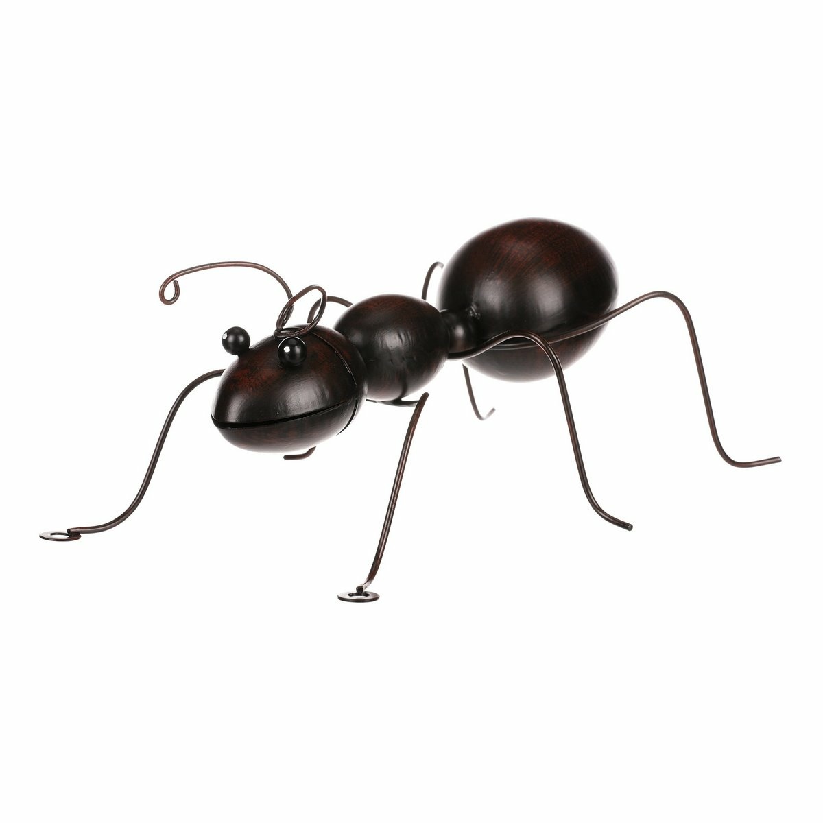 Kovová záhradná dekorácia na zavesenie Mravec
