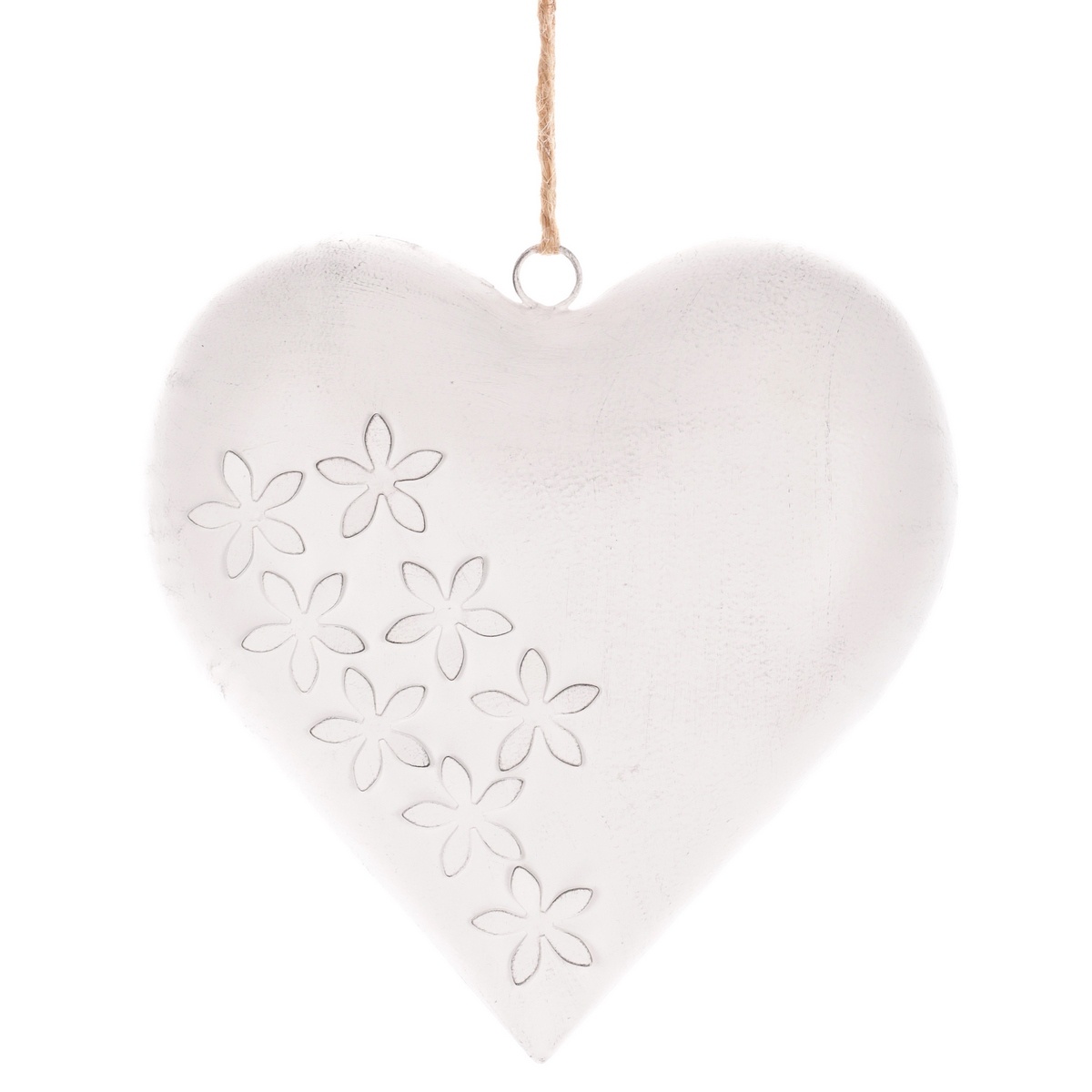 Kovové závesné srdce 20 x 20 x 4 cm Kovové závesné srdce 20 x 20 x 4 cm