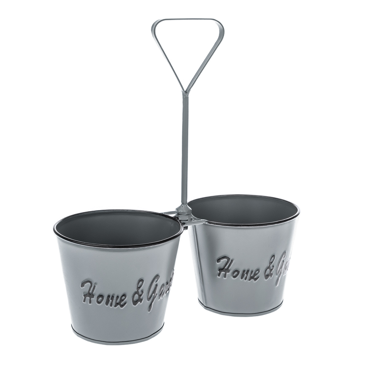 Kovový obal na 2 kvetináče Home and Garden