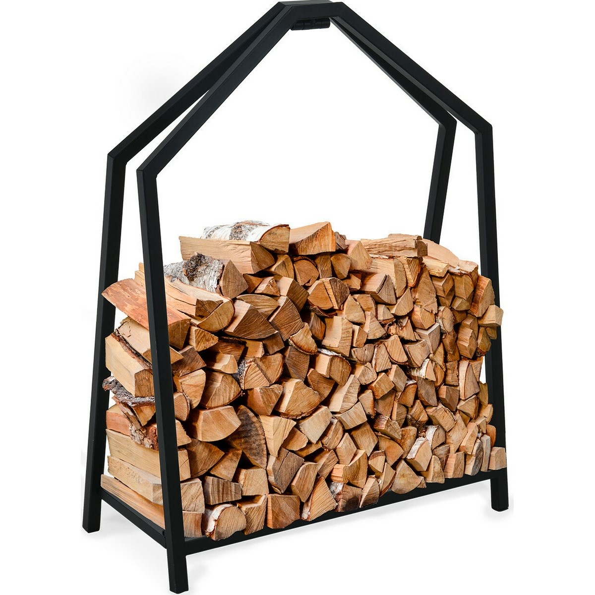 Kovový stojan na drevo Modern