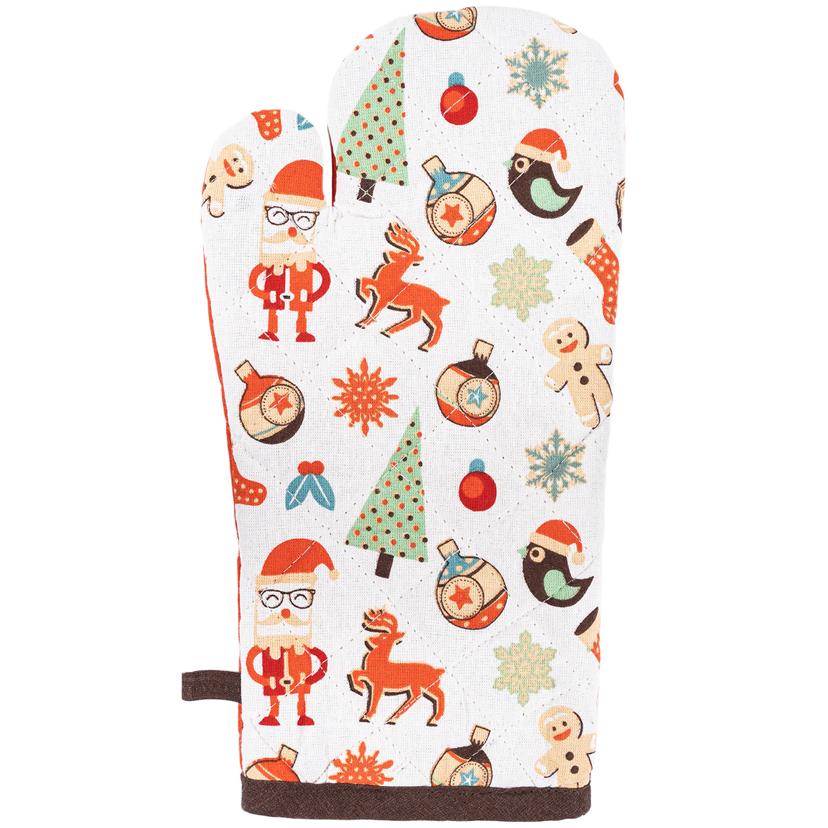 Trade Concept Kuchynská chňapka s magnetom Škriatkovia a stromčeky