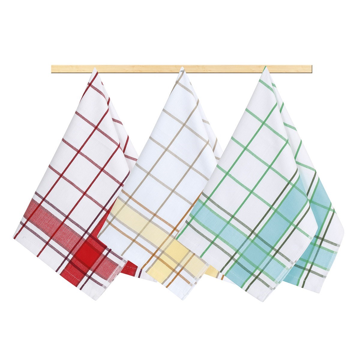 Bellatex Kuchynská utierka Kocka tyrkys Bellatex Kuchynská utierka Kocka tyrkys