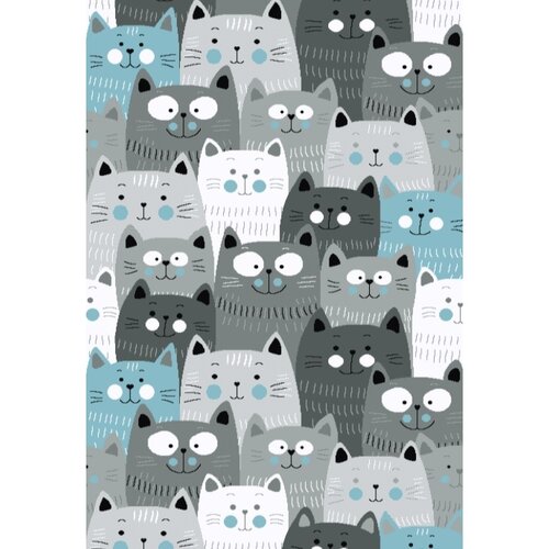 Vopi Kusový detský koberec Kiddo 1079 blue Vopi Kusový detský koberec Kiddo 1079 blue