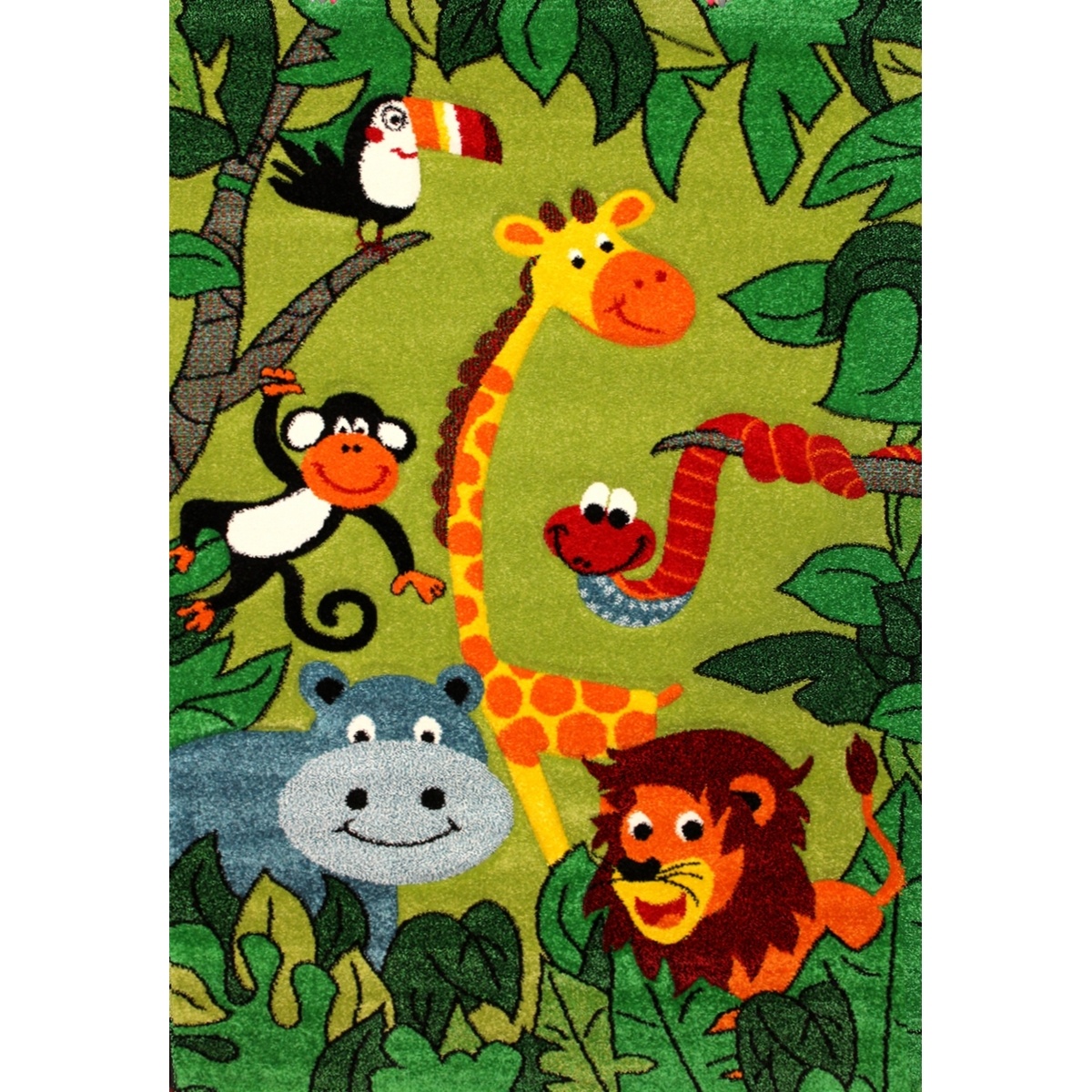 Spoltex Kusový koberec Diamond Kids 21317/40 green Spoltex Kusový koberec Diamond Kids 21317/40 green