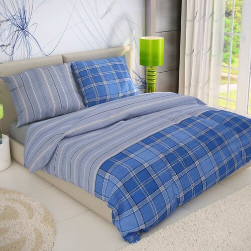 Kvalitex Bavlnené obliečky Delux Campus modrá Kvalitex Bavlnené obliečky Delux Campus modrá