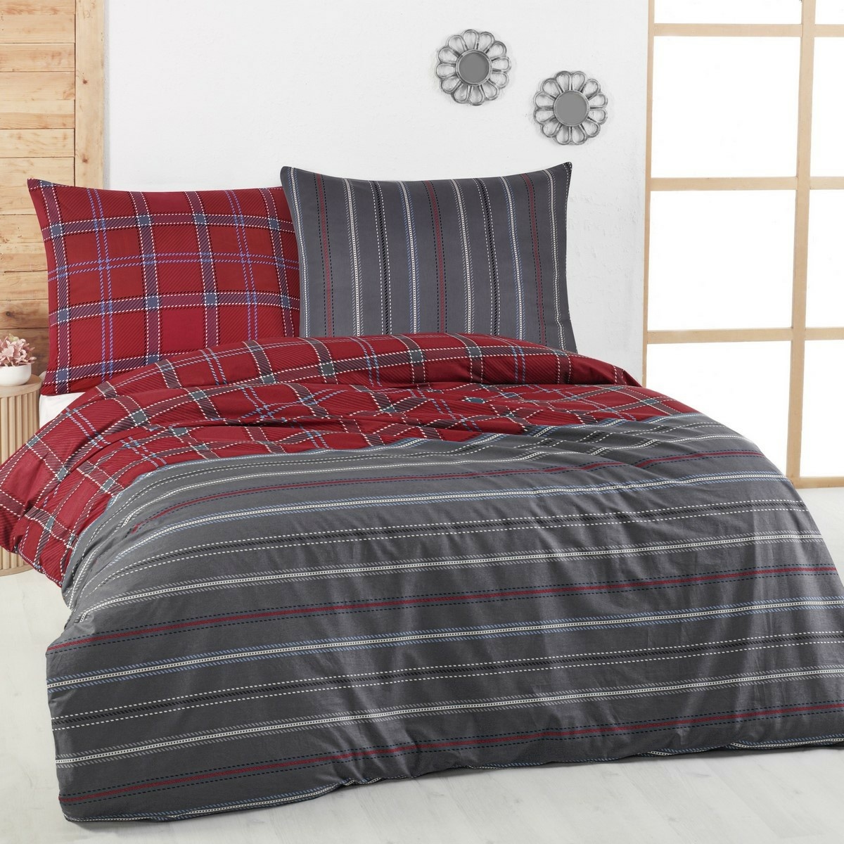 Kvalitex Bavlnené obliečky Delux Campus sivá Kvalitex Bavlnené obliečky Delux Campus sivá