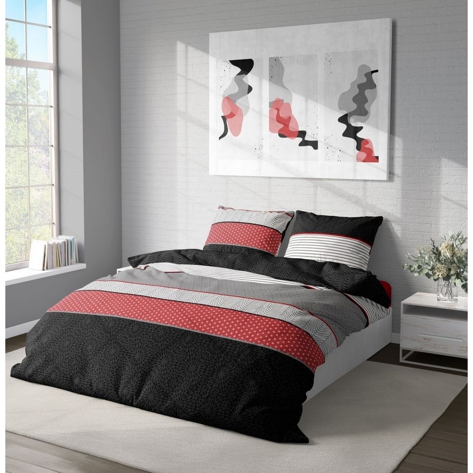 Kvalitex Bavlnené obliečky Delux Kyoto čierna Kvalitex Bavlnené obliečky Delux Kyoto čierna