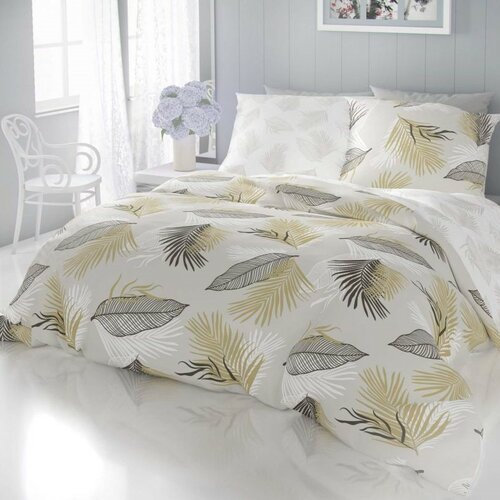 Kvalitex Bavlnené obliečky Delux Sanel sivá Kvalitex Bavlnené obliečky Delux Sanel sivá