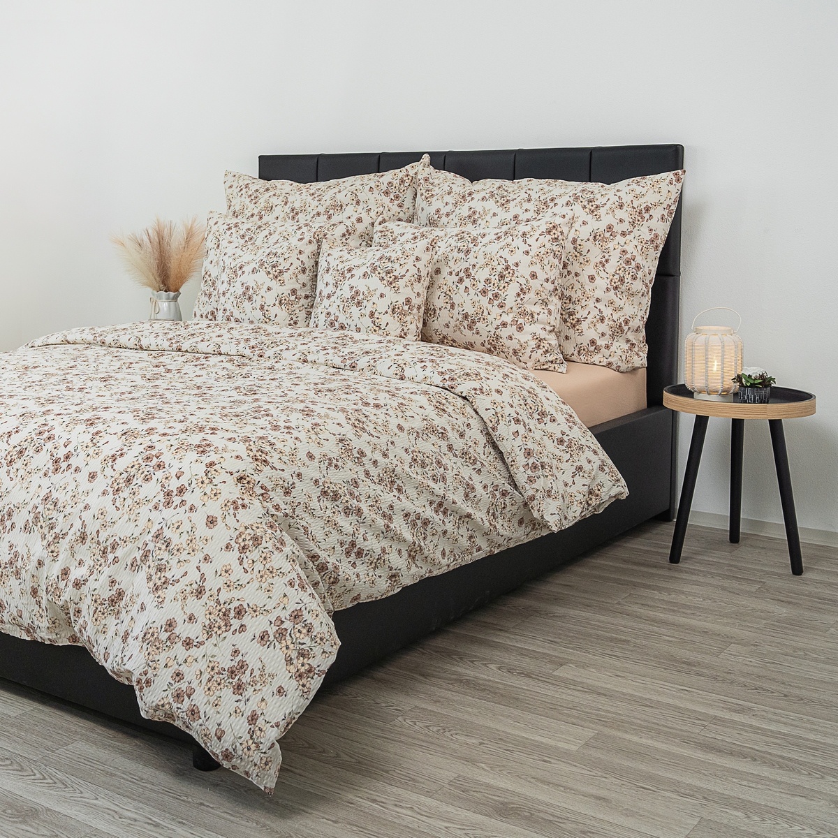 Kvalitex Krepové obliečky Kvietky béžová